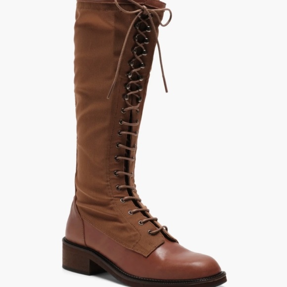 Free People Trickum Tall Lace-Up Combat Boots - Picture 6 of 12